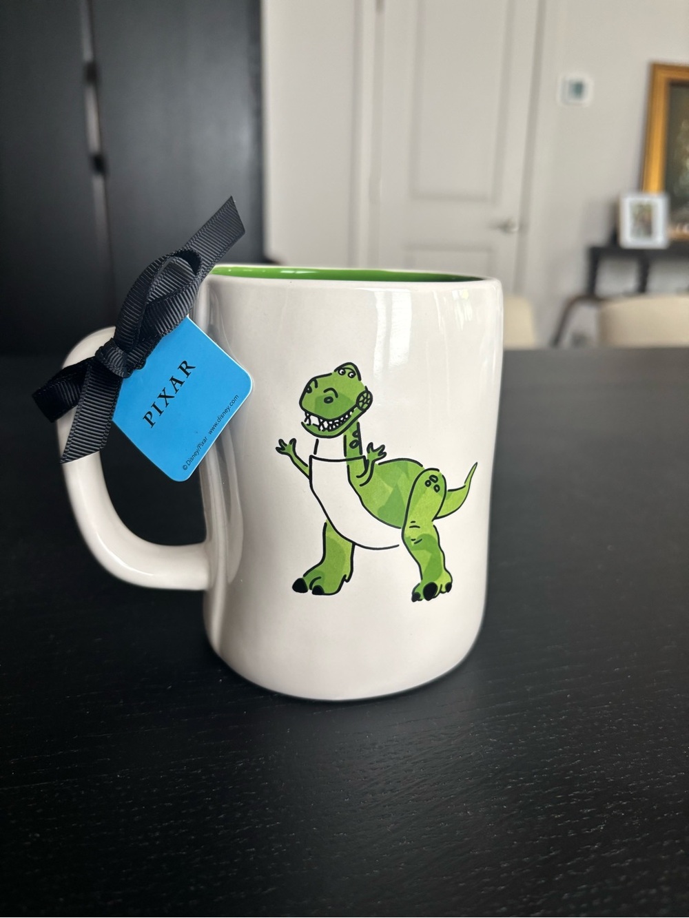 NWT Rae Dunn x Disney Pixar Toy Story "I'm A Nervous Rex" Mug 🦖